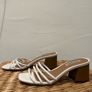 Steve Madden White Heels